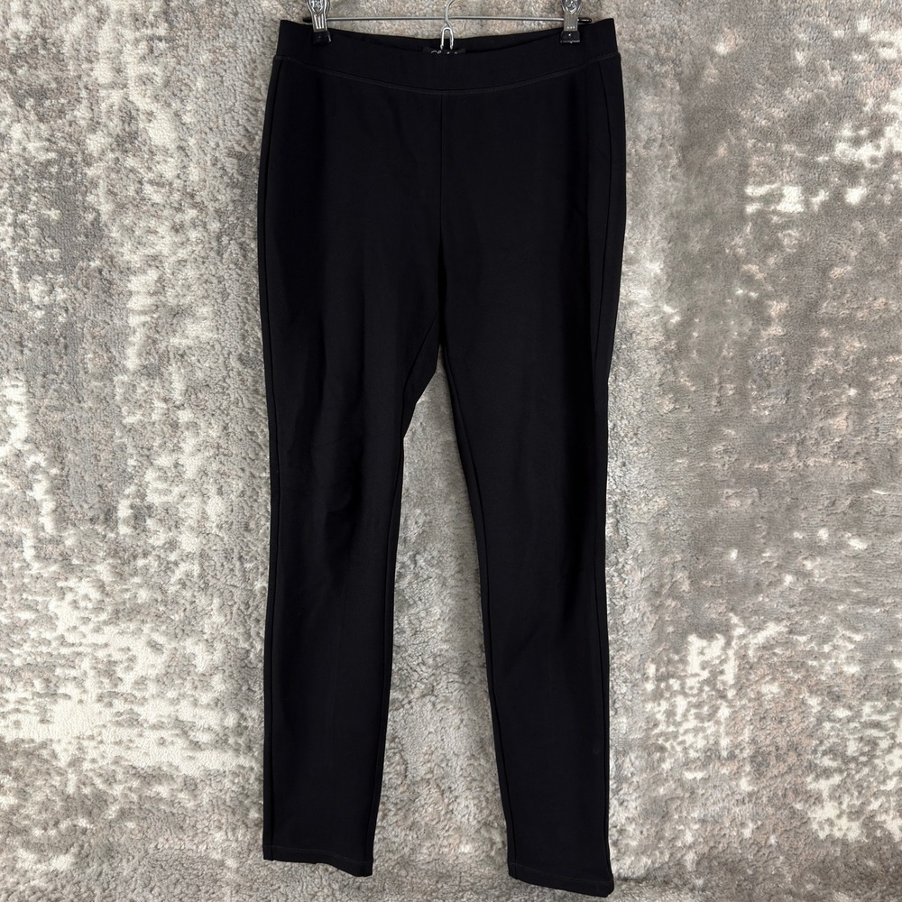 Charlie B Size 6 Stretch Comfort Elastic Waist Pull On Legging Pants Black Women